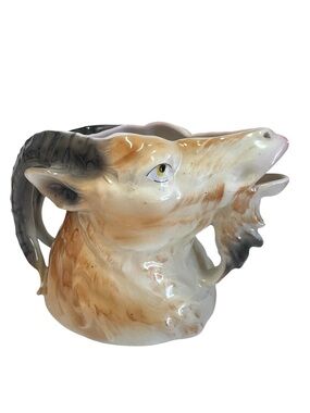 Rare Royal Bayrueth Ram Creamer 6”